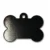 A bone-shaped anodised aluminium pet tag featuring crisp, high-contrast marking achieved via precision MOPA fiber laser engraving by WIKXY.
