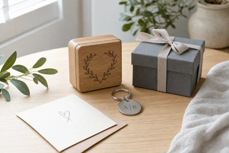 Best personalised gifts including an engraved keepsake and personalised keyring