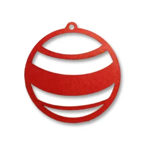 Red Christmas Ornament 10 Pack for DIY crafts and festive decorations