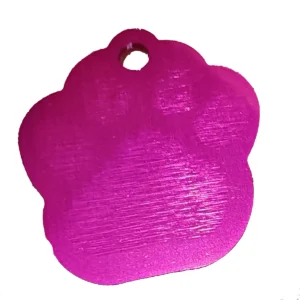 paw-shaped-pink-dog-tag Paw Shaped Dog Tag